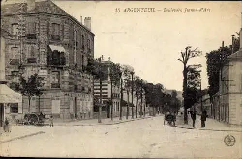 Ak Argenteuil Val-d’Oise, Boulevard Jeanne d'Arc