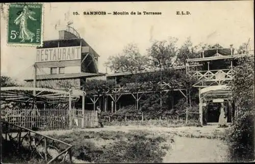Ak Sannois Val-d’Oise, Moulin de la Terrasse