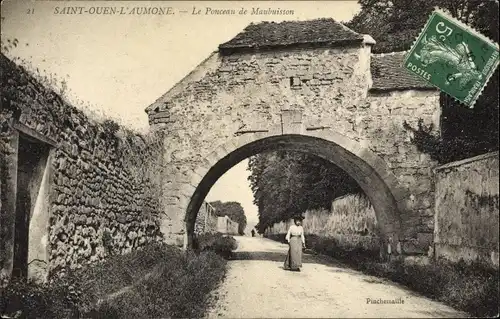 Ak Saint Ouen l'Aumone Val-d’Oise, Le Ponceau de Maubuisson