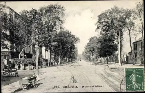 Ak Créteil Val-de-Marne, Route d'Alfort
