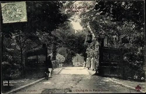 Ak Fontenay Val-de-Marne, Chalet de la Porte Jaune