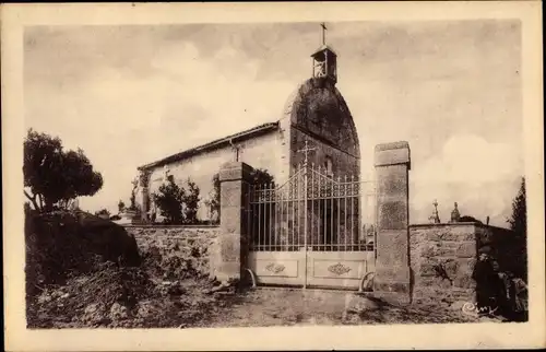 Ak La Pacaudière Loire, Chapelle de Tourzy