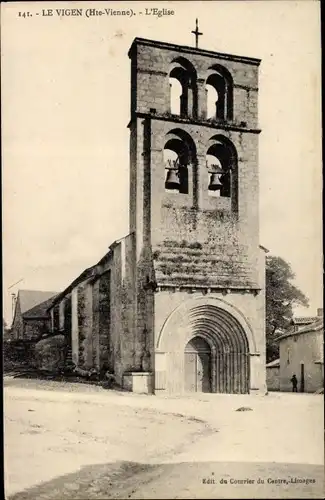 Ak Le Vigen Haute Vienne, L'Eglise, Kirche