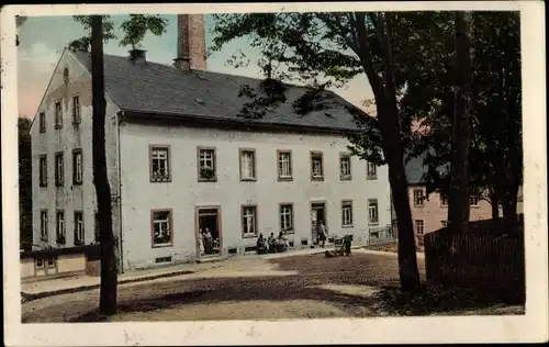 Ak Weißbach Langenweißbach in Sachsen, Kantine Weißbach
