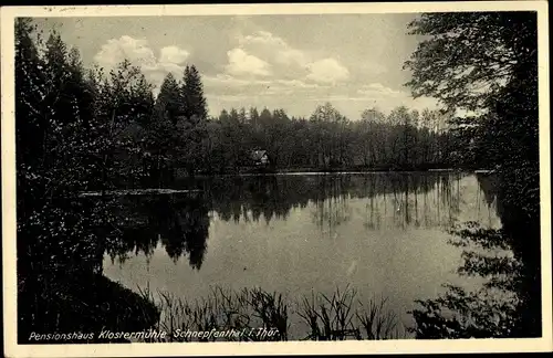 Ak Schnepfenthal Rödichen Waltershausen im Thüringer Becken, Pensionshaus Klostermühle