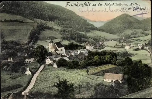 Ak Frankenfels in Niederösterreich, Panorama