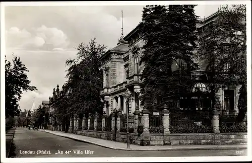 Ak Landau in der Pfalz, An 44, Villa Ufer