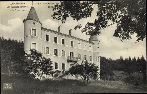 Ak Yssingeaux Haute Loire, Le Château de Montharnier