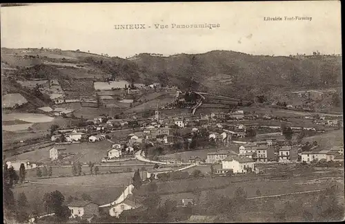 Ak Unieux Loire, Vue panoramique