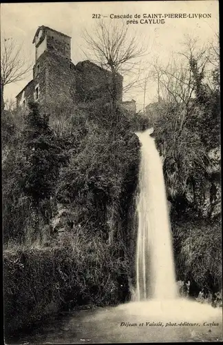 Ak Caylus environs Tarn et Garonne, Cascade de Saint Pierre Livron