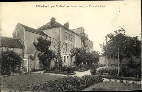 Ak Villetard Loiret, Villa des Pins