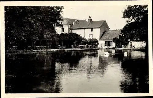 Ak Tavers Loiret, Les Eaux Bleues, Restaurant