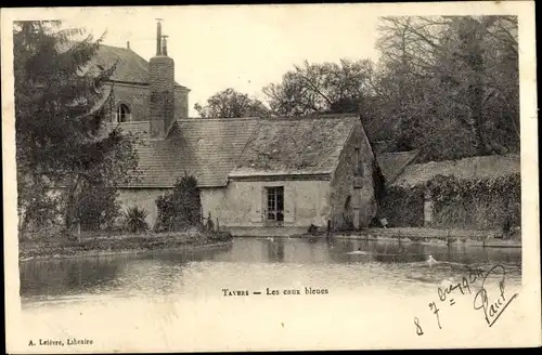 Ak Tavers Loiret, Les eaux bleues