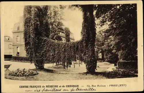 Ak Paris XVI., Centre Francais de Medecine et de Chirurgie, 12 Rue Boileau