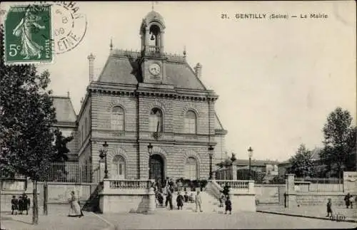 Ak Gentilly Val-de-Marne, La Mairie