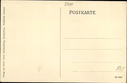 Passepartout Ak Spangenberg Hessen, 600 Jahrfeier der Erneuerung der Stadtrechte 1909, Schloss