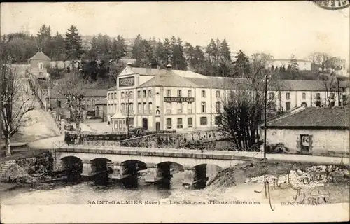 Ak Saint Galmier Loire, Les Sources, L'Eaux minérales