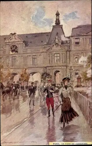 Künstler Ak Paris I., Le Font du Carrousel