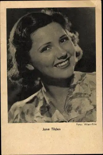 Ak Schauspielerin Jane Tilden, Portrait