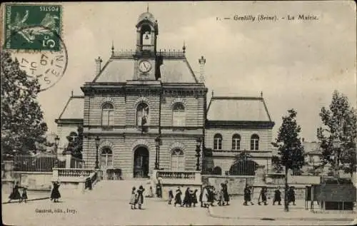 Ak Gentilly Val-de-Marne, La Mairie