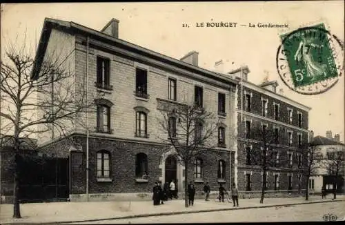 Ak Le Bourget Seine-Saint-Denis, La Gendarmerie