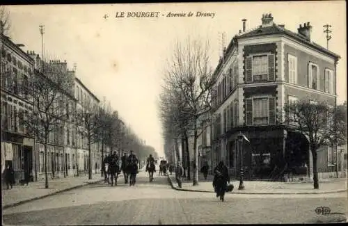 Ak Le Bourget Seine-Saint-Denis, Avenue de Drancy