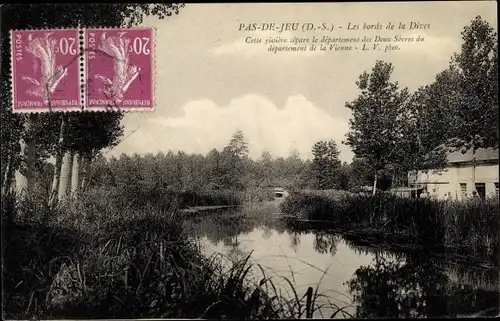 Ak Pas de Jeu Deux Sevres, Bords de la Dives