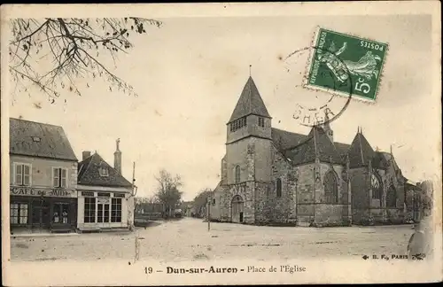 Ak Dun sur Auron Cher, Place de l'Église