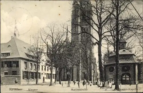 Ak Kevelaer am Niederrhein, Kloster, Marienkirche, Gnadenkapelle