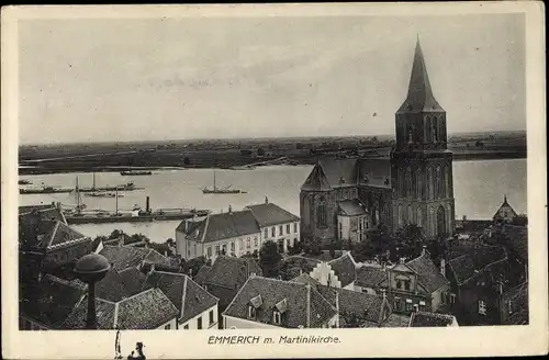 Ak Emmerich am Niederrhein, Martinikirche
