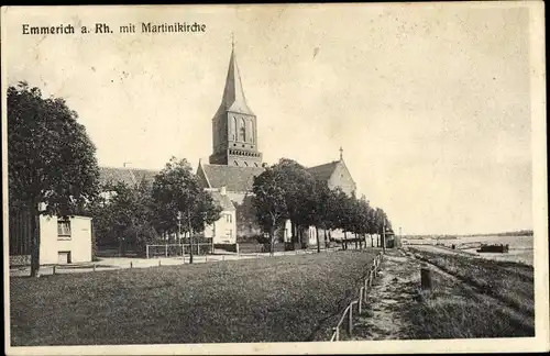 Ak Emmerich am Niederrhein, Martinikirche