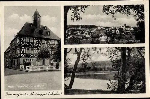 Ak Holzappel Lahn, Hotel Herrenhaus zum Bären