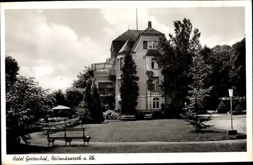 Ak Rolandswerth Remagen im Kreis Ahrweiler, Hotel Gretenhof