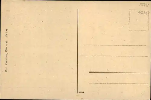 Ak Etterwinden Thüringen, Totalansicht, Gastwirtschaft Chr. Heinr. Töpfer, Schloss Wilhelmstal