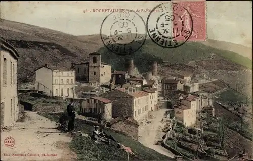 Ak Rochetaillée Loire, Totalansicht