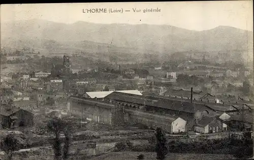 Ak L'Horme Loire, Vue générale