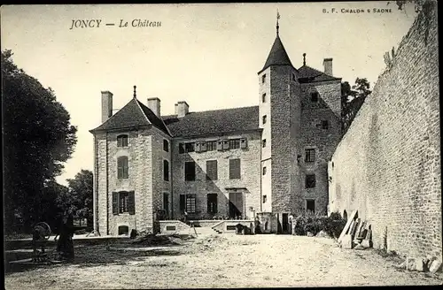 Ak Joncy Saône-et-Loire, Le Château