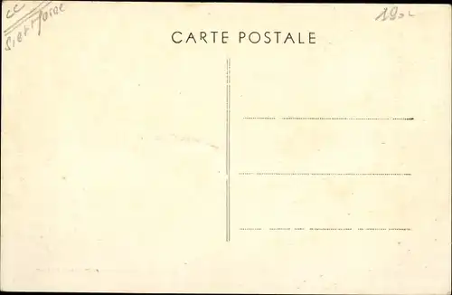 Ak Presles en Brie Seine et Marne, Route de Villepatour