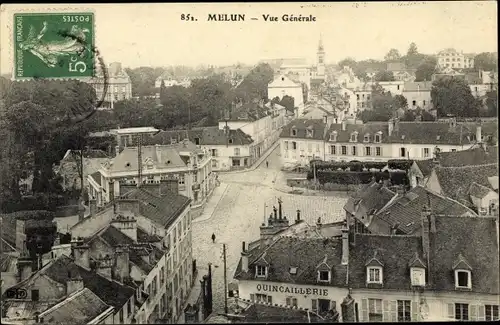 Ak Melun Seine et Marne, Vue générale, Quincaillerie