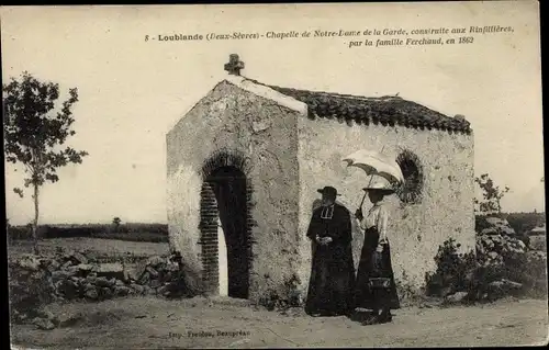 Ak Loublande Deux Sevres, Chapelle de Notre Dame de la Garde