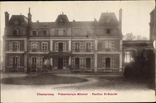 Ak Champrosay Essonne, Préventorium Minoret, Pavillon Saint Gabriel