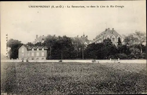 Ak Champrosay Essonne, Le Sanatorium