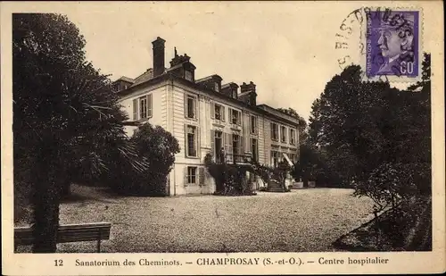 Ak Champrosay Essonne, Centre hospitalier, Sanatorium des Cheminots