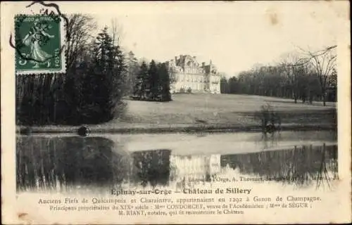Ak Épinay sur Orge Essonne, Vue du Château de Sillery