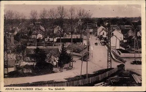 Ak Jouet sur l'Aubois Cher, Vue générale