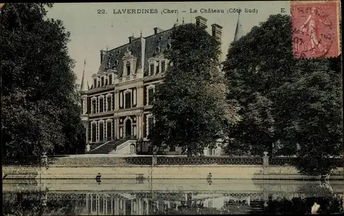 Ak Laverdines Cher, Le Château, Côté Sud