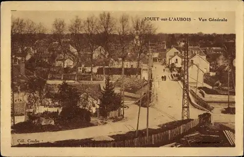 Ak Jouet sur l'Aubois Cher, Vue générale