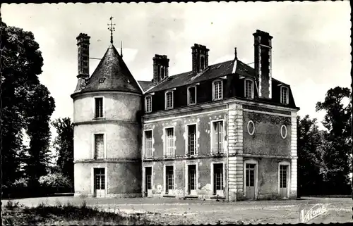 Ak Herbault Loir et Cher, Vue du Château