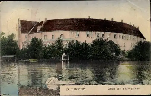 Ak Burgsteinfurt Steinfurt in Nordrhein Westfalen, Schloss vom Bagno gesehen