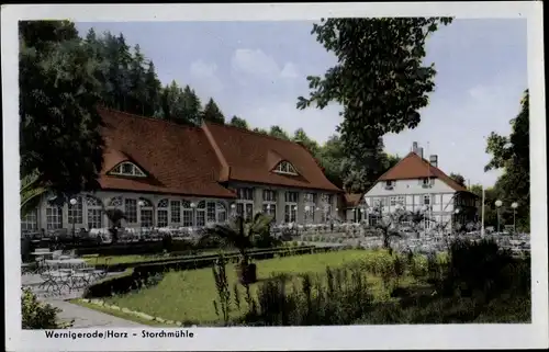 Ak Wernigerode am Harz, Storchmühle